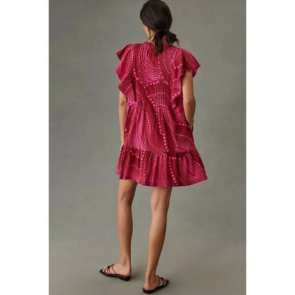 Maeve Pink Mini Dress - Picture 3 of 5